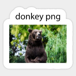 Donkey PNG Sticker